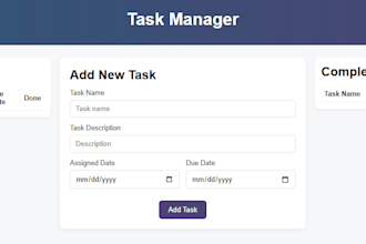 make you a task manager web app