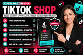 fix tiktok shop issues category approval violations and account reinstatement