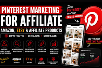 do pinterest marketing for amazon affiliate, etsy, and affiliate products sales