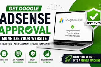 get google adsense approval website monetization ads placement fix rejection