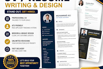 create professional cv and resume writing services
