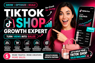 setup tik tok shop run tik tok ads and do tiktok shop for shopify marketing