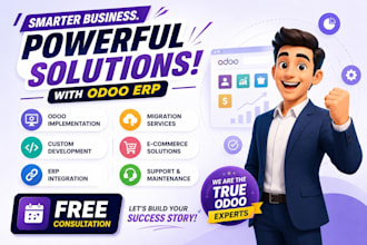 implement, configure, and consult on odoo erp for your business