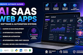 build ai saas web app, custom ai software and automation system