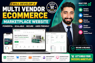 develop a multi vendor ecommerce marketplace website