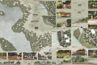 do architectural presentation poster and story board