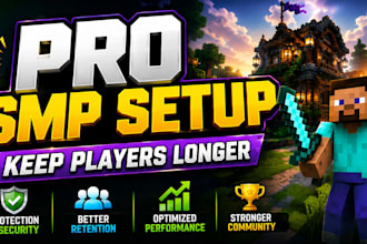build a professional minecraft smp players love to stay on