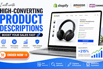 write shopify product description for shopify dropshipping