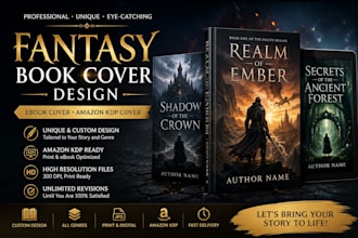 do fantasy cover design ebook cover design amazon kdp kdp cover design