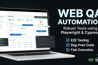 write automated UI and e2e tests using playwright