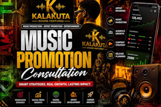provide music promotion consultation for independent artists