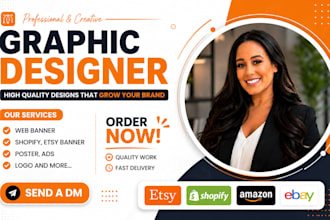 do hero image, web banner, shopify banner, etsy banner, and home page design