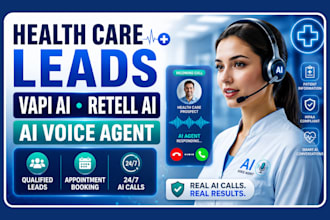 generate high converting health care leads with real vapi retell ai voice agent