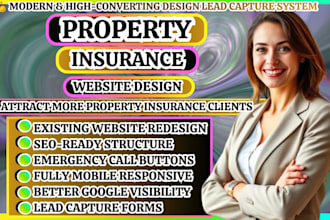 design property insurance website, homeowners insurance and agency website