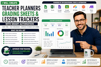 create teacher planners grading sheets and lesson trackers with automation
