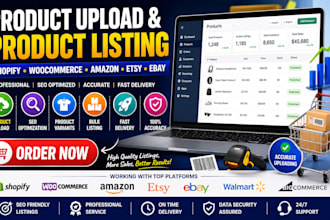 do upload products on wordpress, shopify, and woocommerce