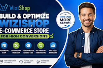 build and optimize wizishop ecommerce store for high conversions