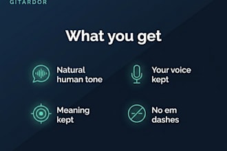 humanize ai content and edit it to a natural human tone