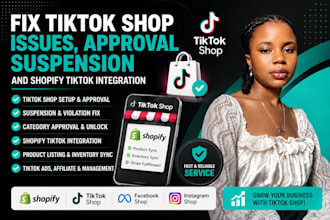 fix tiktok shop issues approval suspension and shopify tiktok integration