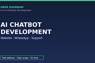 create an ai chatbot for your website whatsapp and support