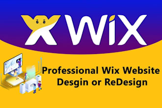 do wix website design, redesign business wix website, website development