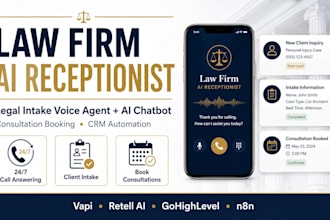build law firm ai receptionist legal intake voice agent and chatbot closebot