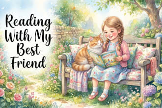 create whimsical watercolor childrens book illustrations