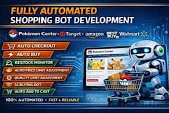 do checkout bot, pop mart bot, auto buying bot, pokemon card bot, purchase bot