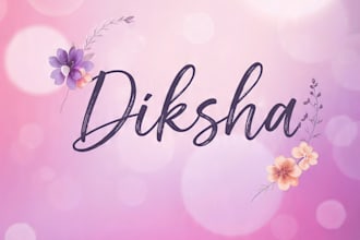 design aesthetic custom name wallpaper for your phone