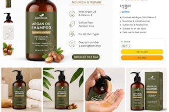 design professional amazon product images and bottle mockups