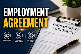 draft employment contract and company policies