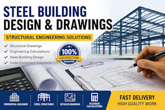 do florida steel building design, structural drawings engineering calculation
