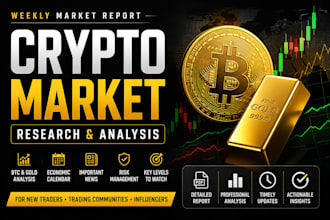 create a weekly crypto market analysis report