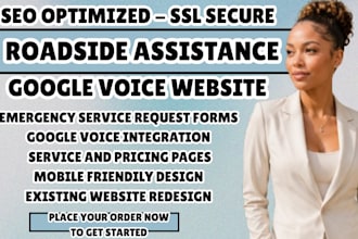 roadside assistance google voice website website  towing website locksmith webs