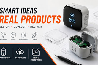 design smart gadget, iot product design, invention, startup, product development