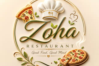 design a modern restaurant logo