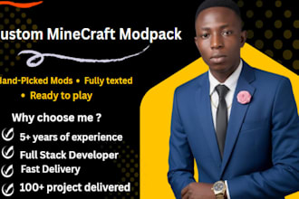 create a custom minecraft modpack for your server or world