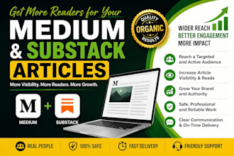 do medium promotion substack growth, article promotion, SEO content marketing