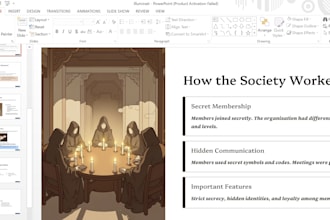 create a professional presentation for your project or business