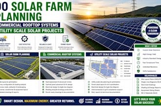 do solar farm planning commercial rooftop systems utility scale solar projects