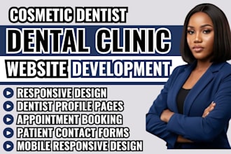 dental clinic website, dentist website, dental practice, dental care website
