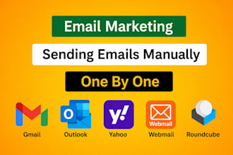 be your expert manual email sender for cold email marketing campaigns