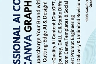 do ai content generation and custom canva designs