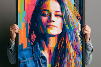 draw abstract painting art or color abstract art