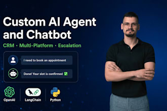 build a custom ai agent chatbot with CRM integration