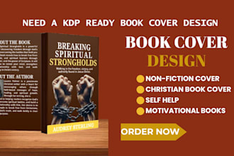 design a professional nonfiction, self help, or christian book cover