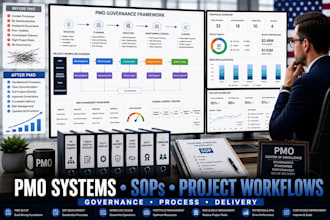 create pmo systems sops and project workflows