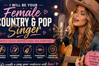 be your female country singer songwriter pop singer country pop singer
