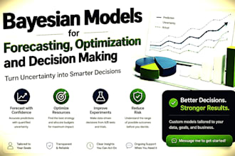 build bayesian models for forecasting, optimization and decision making