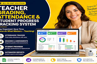 build teacher grading attendance and subject progress tracking system